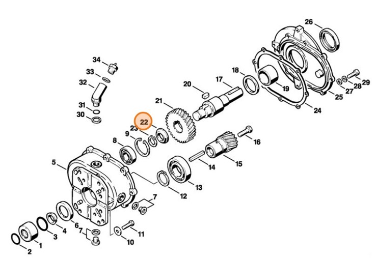 Pierścień, Stihl 47107047610