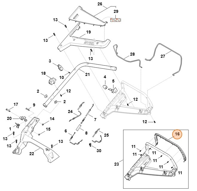 Maskownica, Stihl WA217063600