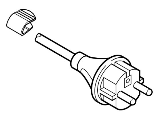 Przewód przyłącza zasilania EU, Stihl 49504402001