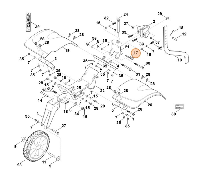 Zawleczka, Stihl 62507165001