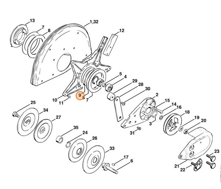 Pierścień gumowy, Stihl 42017068801