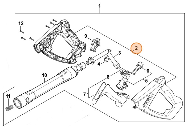 Uchwyt, Stihl 49305006609