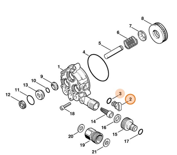 Śruba zamykająca, Stihl 47337002300