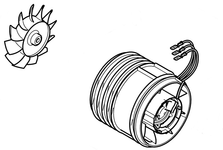 Silnik elektryczny, Stihl BA016000201