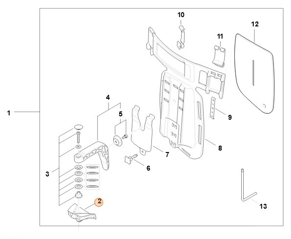 Płyta nośna, Stihl BA017908200
