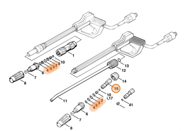 Obudowa dyszy, Stihl 49155002800