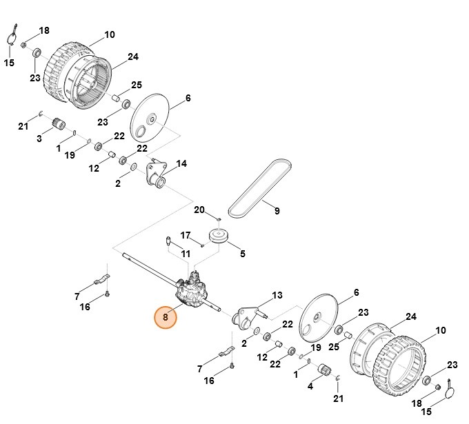 Przekładnia, Stihl 63836400120