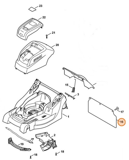 Łatka gumowa, Stihl 63387066500