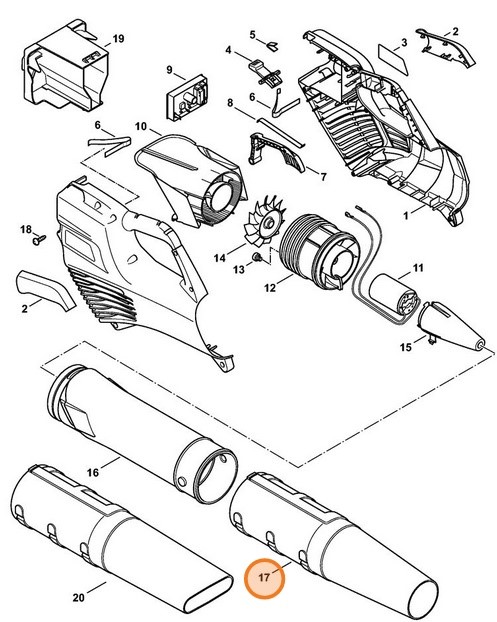 Dysza okrągła prosta, Stihl 48667018300