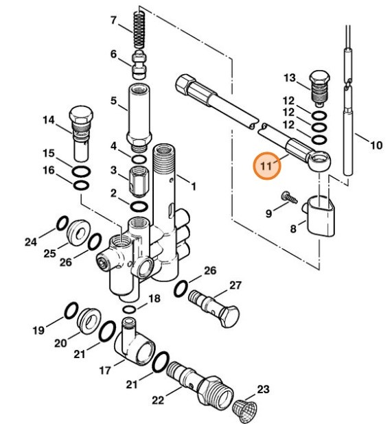 Wąż wysokociśnieniowy, Stihl 47355200600