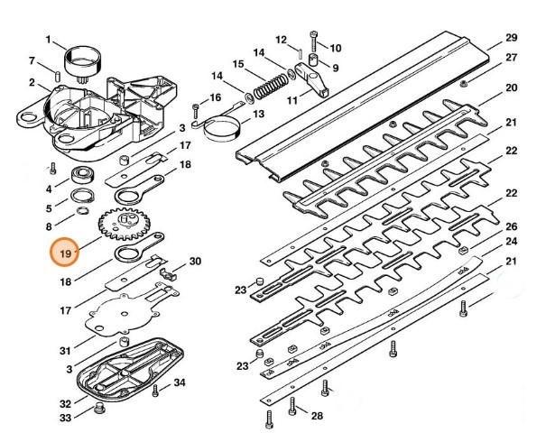 Koło zębate, Stihl 42266407500