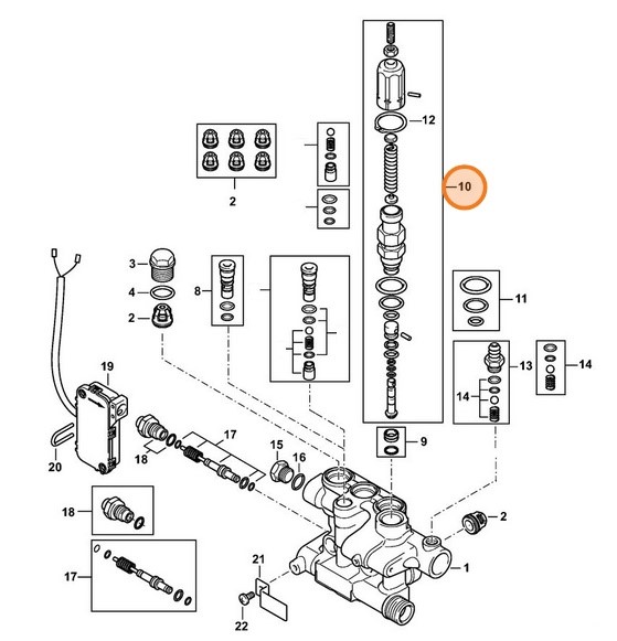 Tłok sterujący, Stihl 47885100301