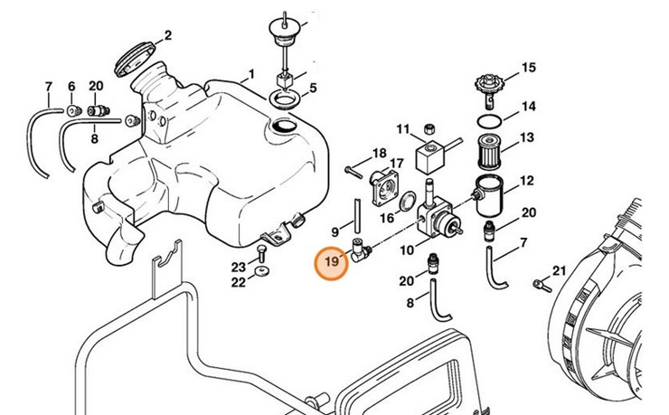 Złącze śrubowe, Stihl 47245200715