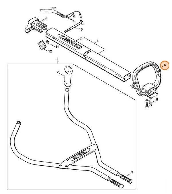 Uchwyt ramieniowy, Stihl 46017912301