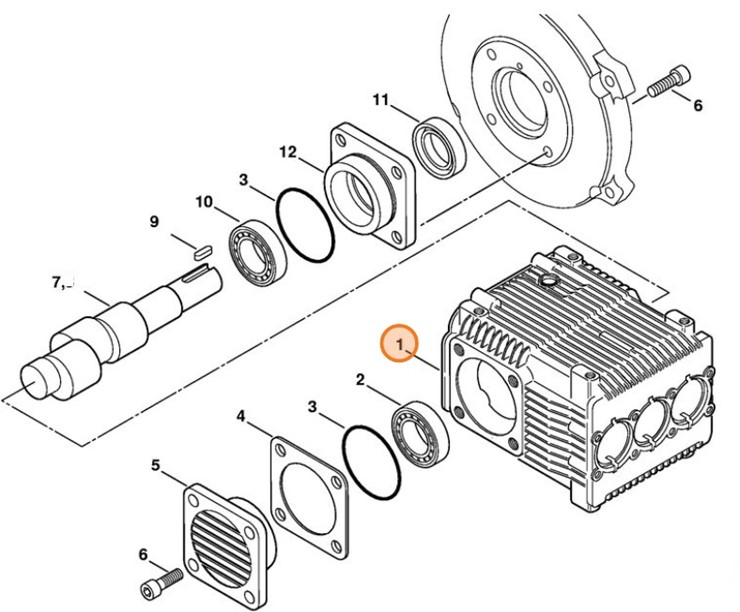 Korpus pompy, Stihl 47477010500