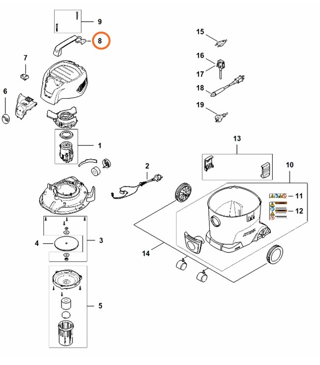 Rękojeść, Stihl SE017034100