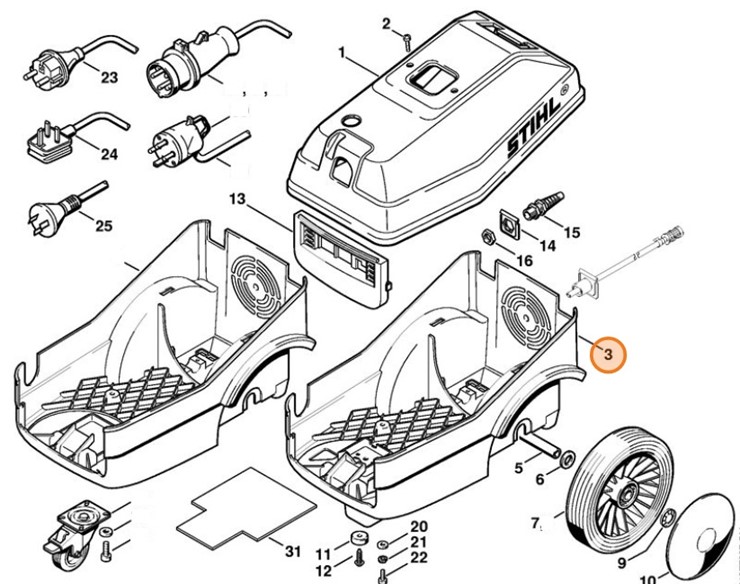 Obudowa, Stihl 47227011000