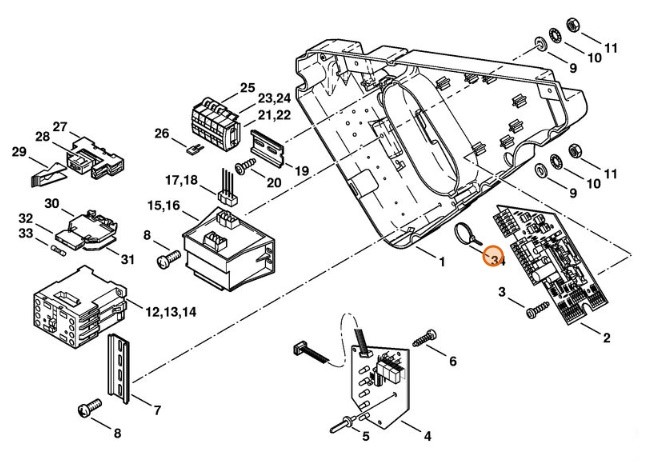 Wiązka kabli, Stihl 47196089200
