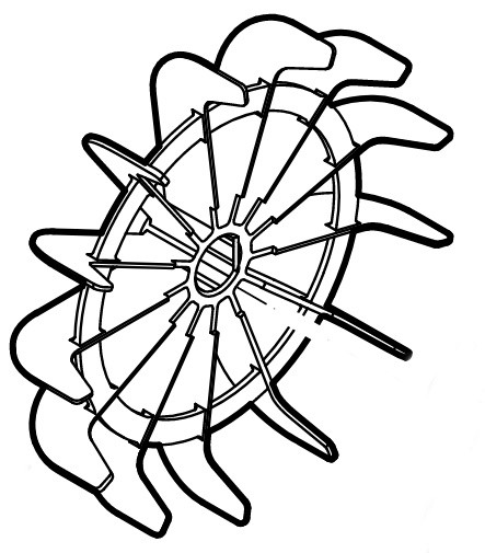 Wirnik wentylatora LEO, Stihl 62906073000
