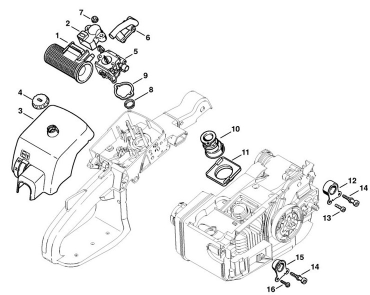 Gaźnik C1Q-S127D, Stihl 11291200654