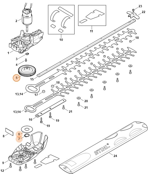 Mimośród, Stihl 45216401600