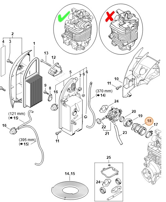 Krzywka, Stihl 42821412200
