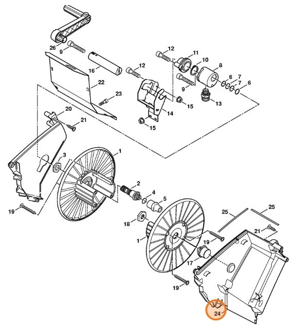 Osłona lewa, Stihl 47707917500