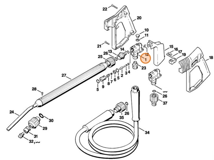 Obudowa, Stihl 49255024000