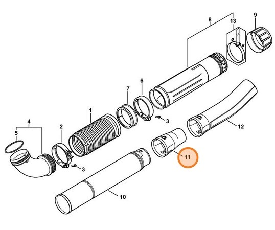 Dysza okrągła prosta, Stihl 42447086301