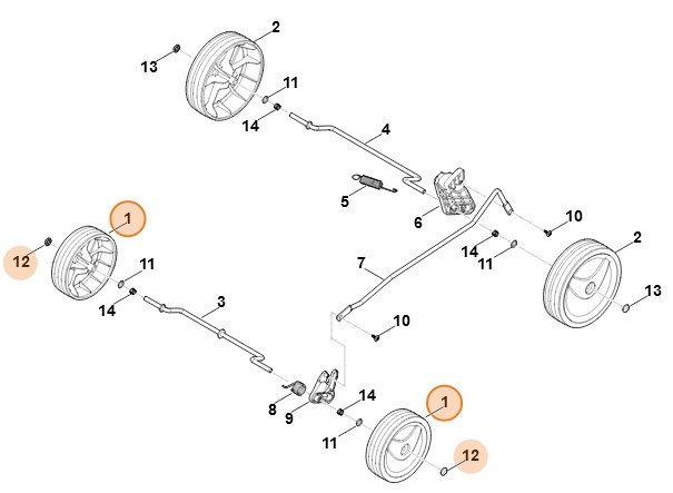 Koło, Stihl 63117000492