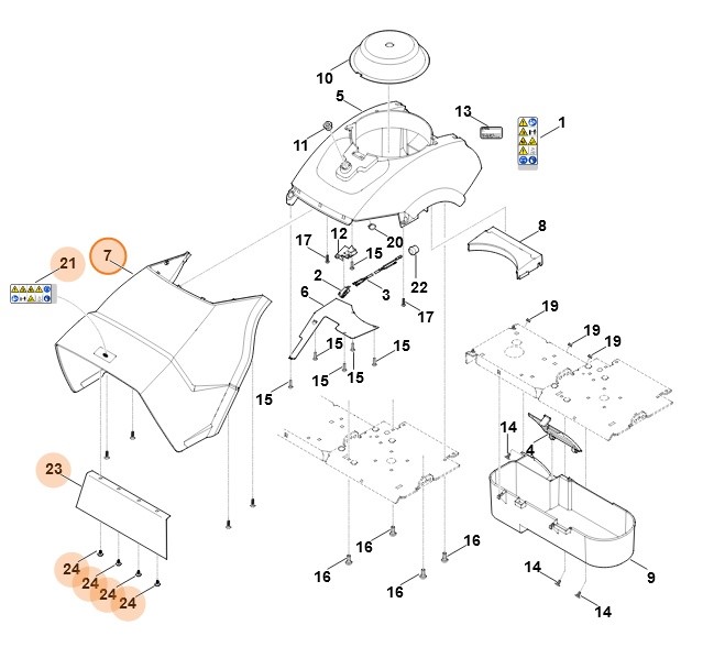 Przedłużenie kanału wyrzutowego, Stihl 60127806117