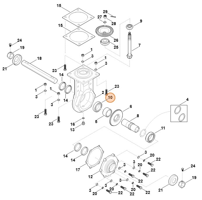 Łożysko igiełkowe, Stihl 62516431101