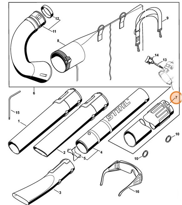Rura ssąca, Stihl 48047083500