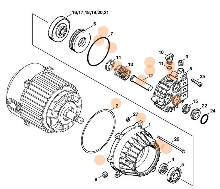 Pompa 50 Hz, Stihl 47197005620