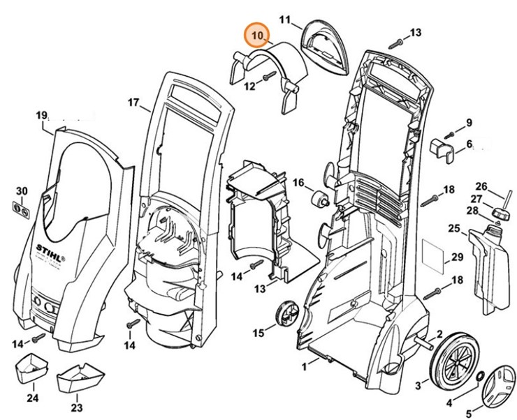 Mocowanie, Stihl 47437922500