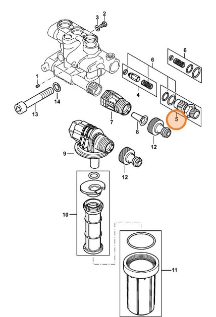 Wtryskiwacz, Stihl 47887608801