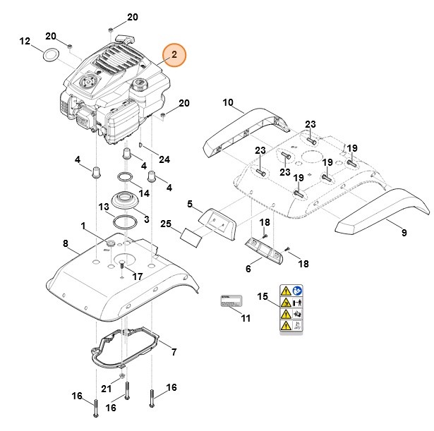 Spalinowy silnik benzynowy EVC 200.4 C (EVC200-0008), Stihl 62410111836