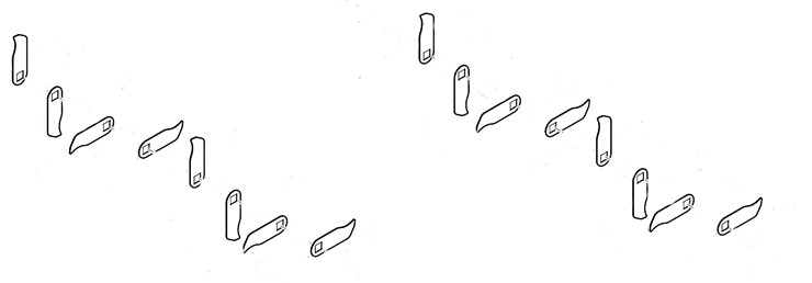 Zestaw noży, Stihl 62910071096