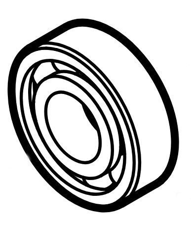 Łożysko kulkowe, Stihl 62516405101