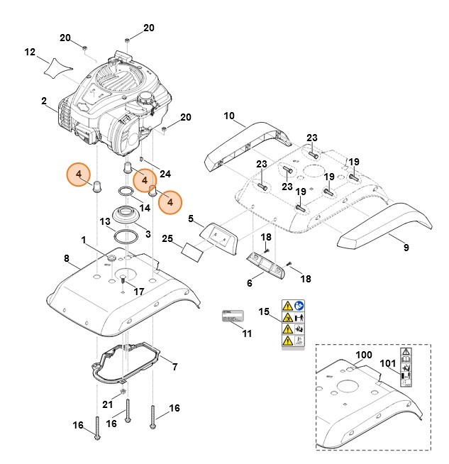 Tulejka odległościowa, Stihl 62417162800