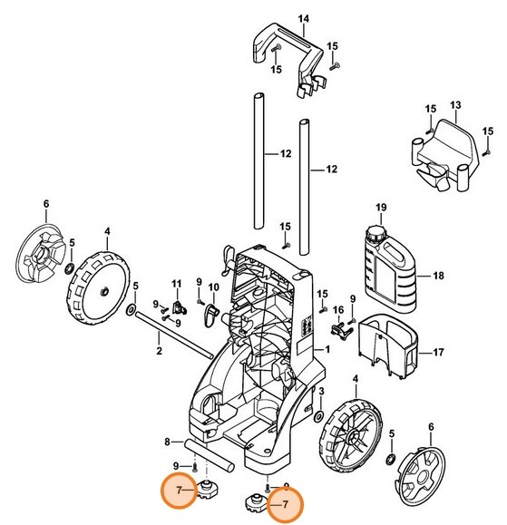 Podpora, Stihl 47857032500