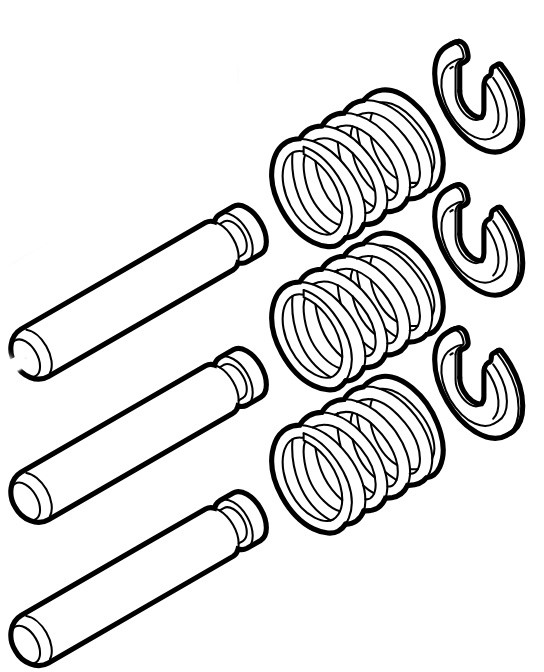 Zestaw tłoka, Stihl RE017607003