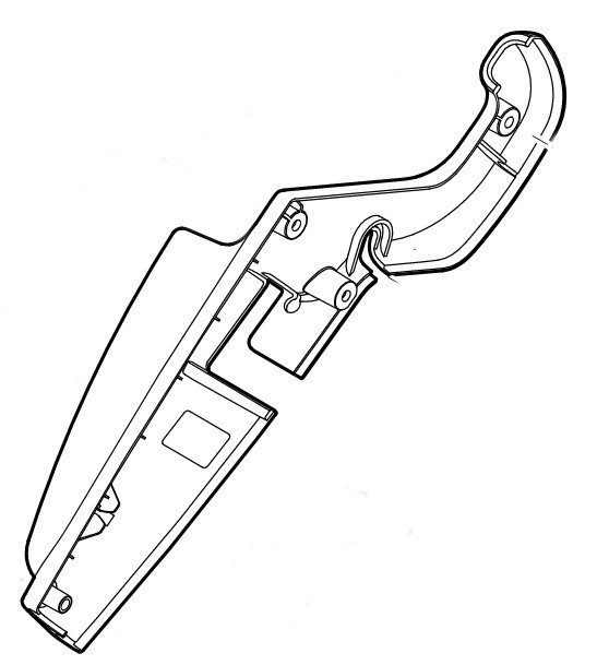 Połowka obudowy, Stihl 63757640611
