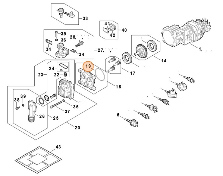 Okrągły pierścień uszczelniający, Stihl RE025026100