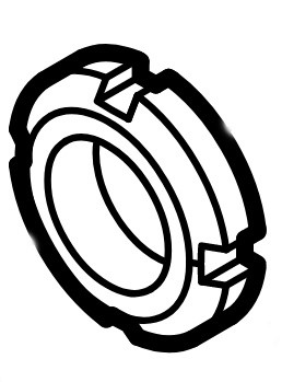 Nakrętka (nakrętka łożyskowa), Stihl 62516430901