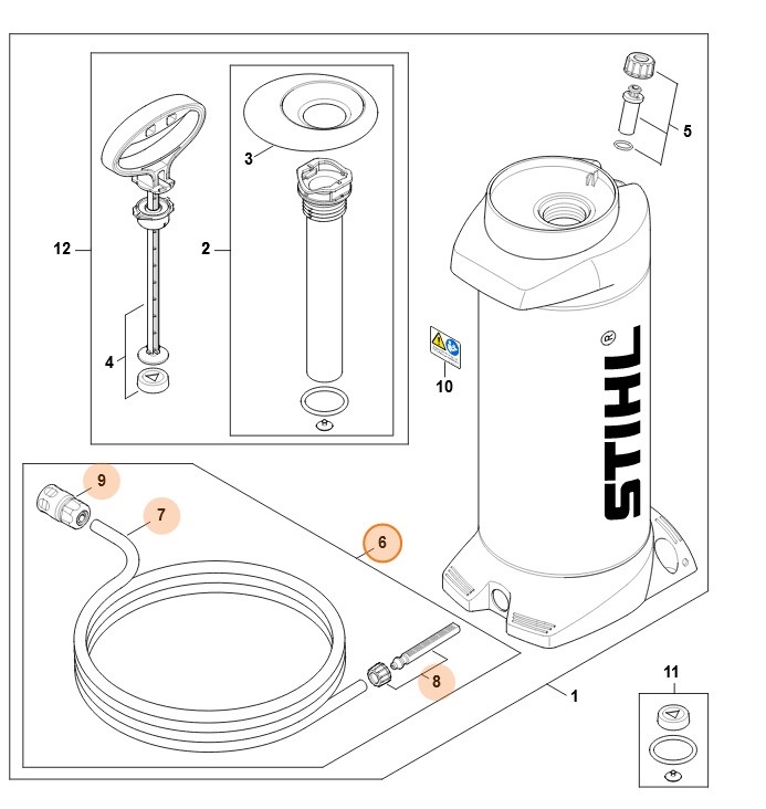 Wąż, Stihl 00006700301