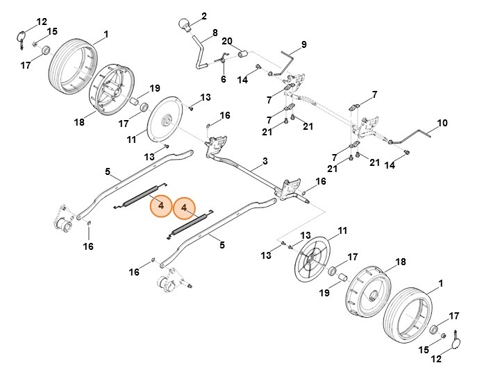 Sprężyna naciągowa, Stihl 63837035100