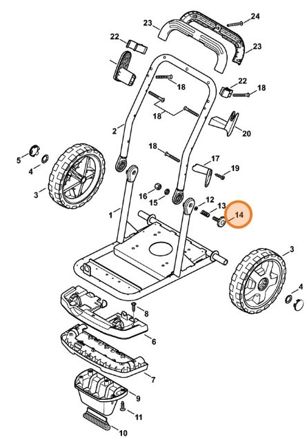 Uchwyt gwiaździsty, Stihl 47807920100