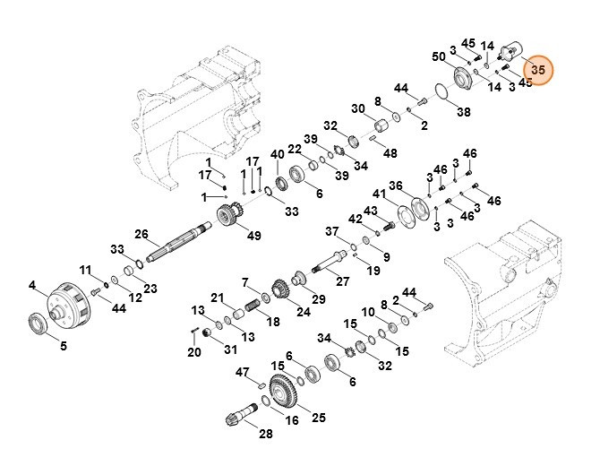 Osłona wałka odbioru mocy, Stihl 62516431300