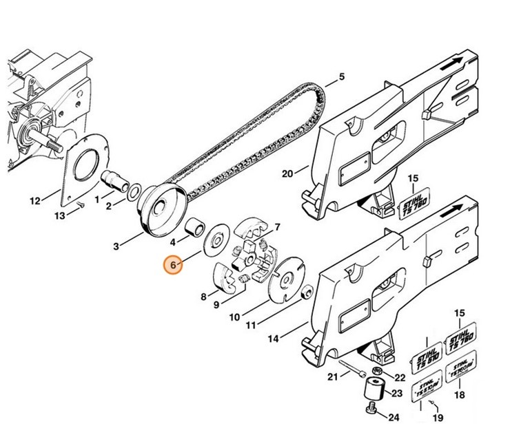 Podkładka A13, Stihl 11111628901